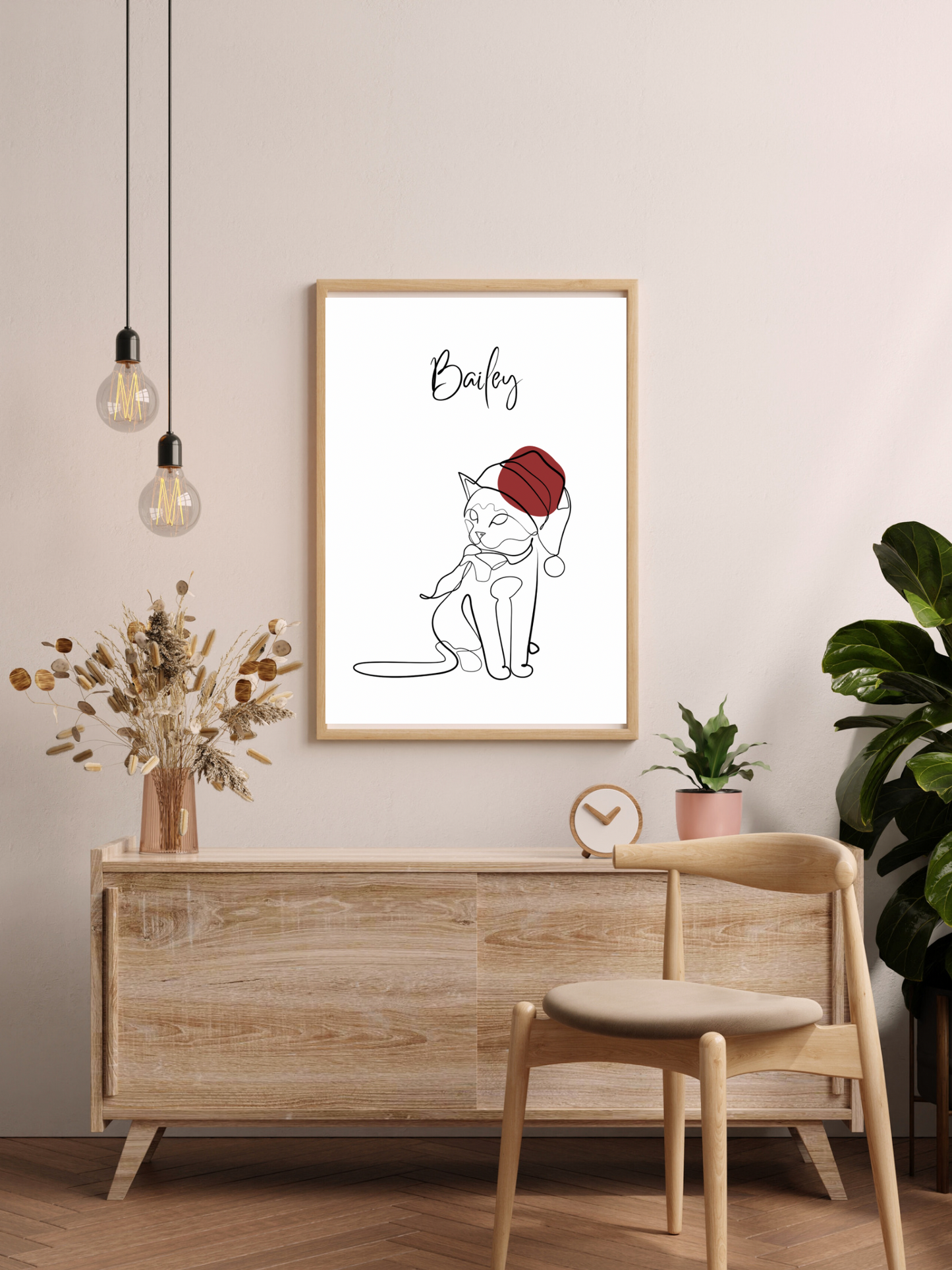 Katzenposter | Personalisiert | Catmas | Poster zum selbst drucken