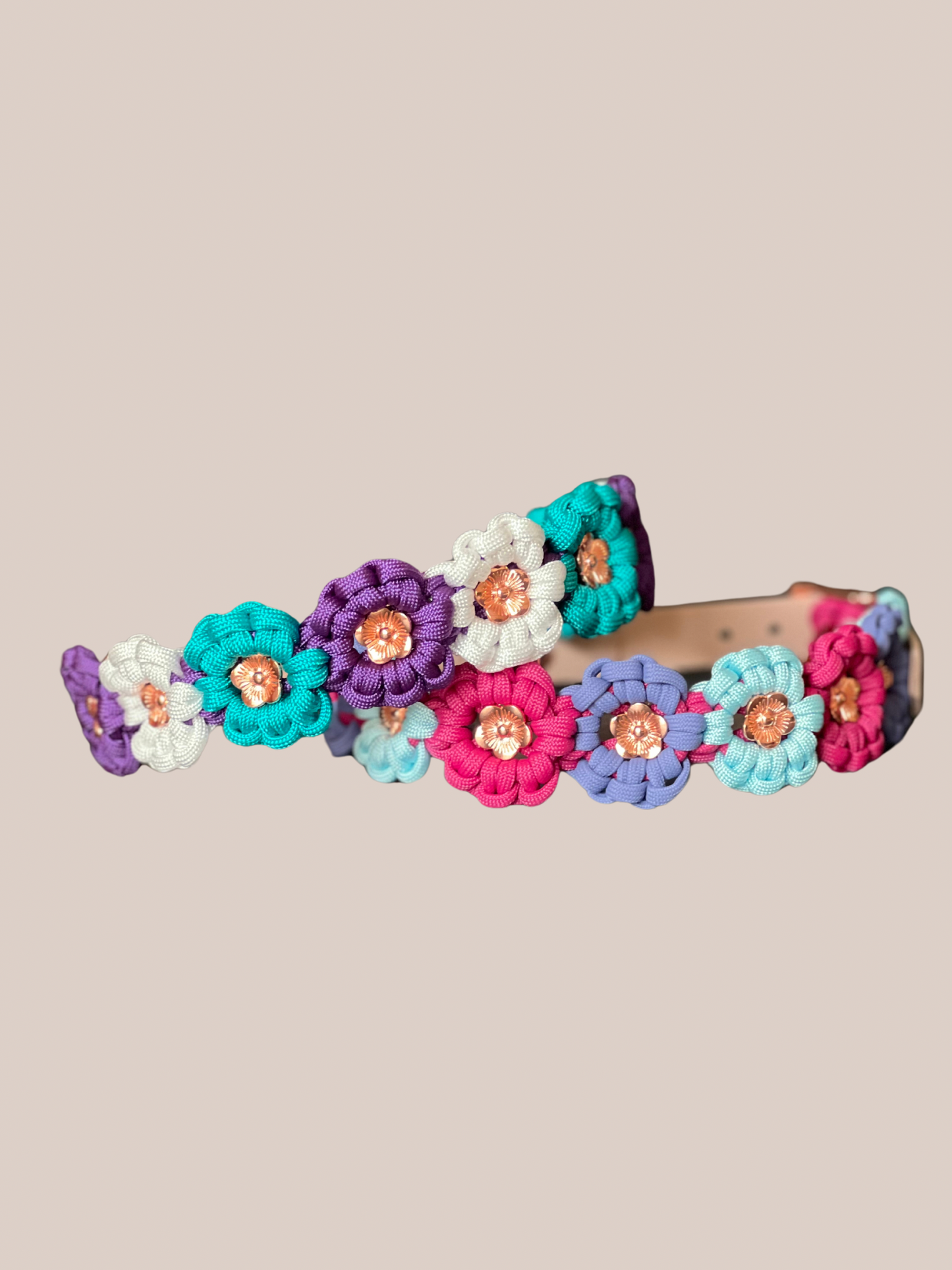 Individuell erstellbar | Halsband Flower | mittelgroße und große Hunde