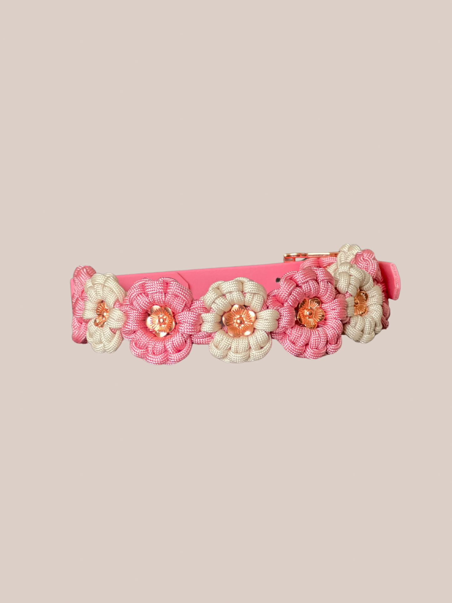 Individuell erstellbar | Halsband Flower | mittelgroße und große Hunde