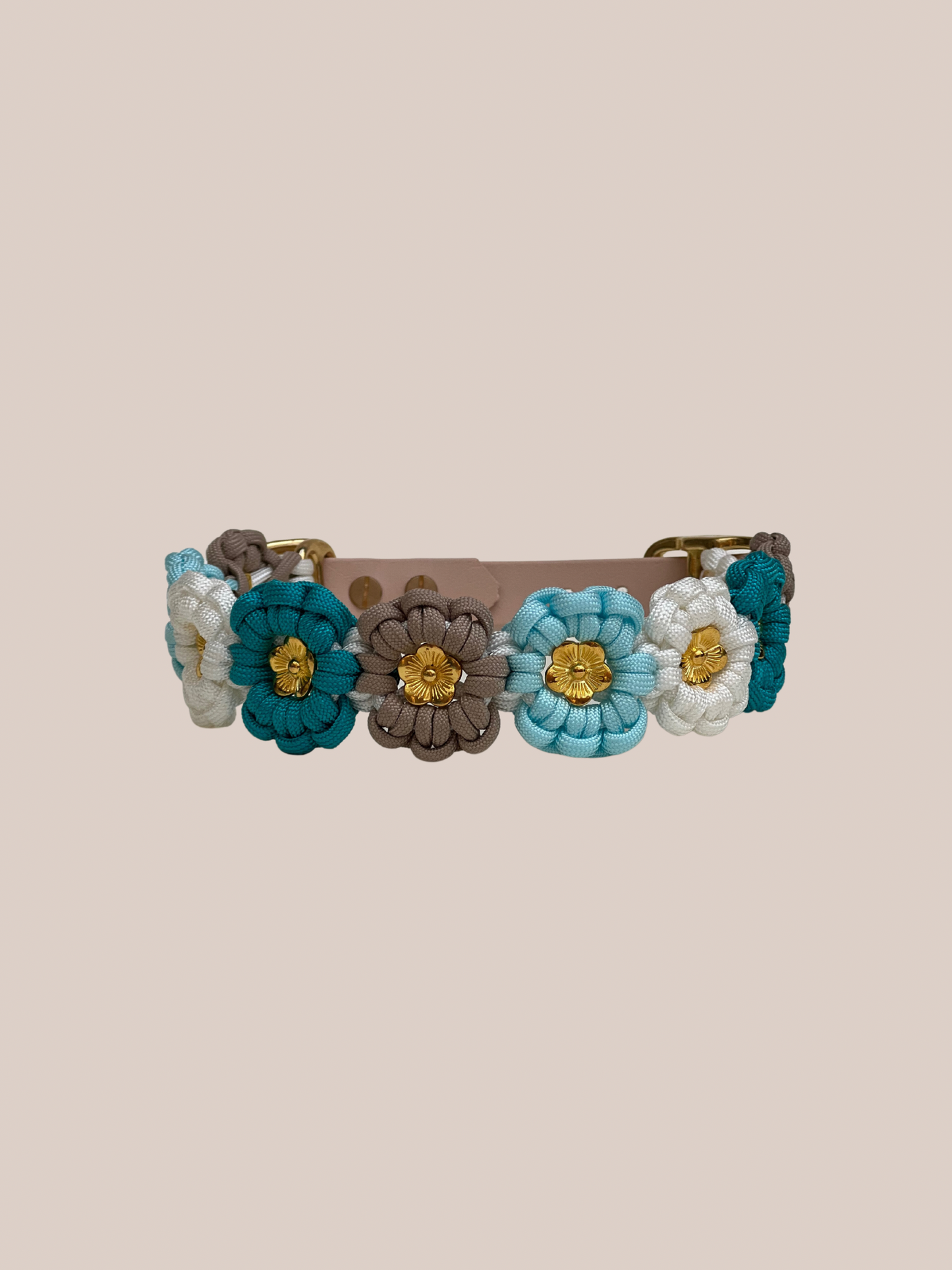 Individuell erstellbar | Halsband Flower | mittelgroße und große Hunde