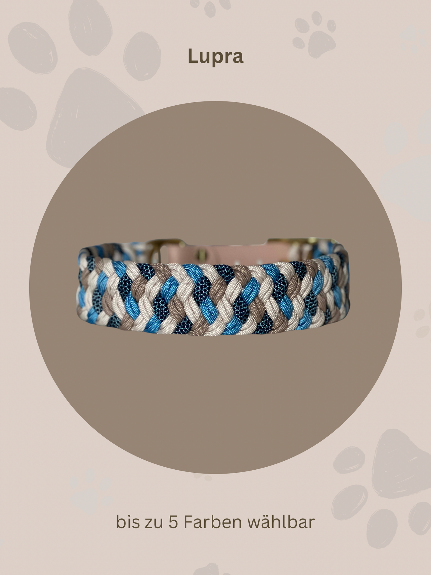 Customizable | Lupra collar | medium and large dogs