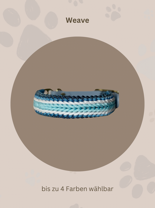 Individuell erstellbar | Halsband Weave | mittelgroße und große Hunde