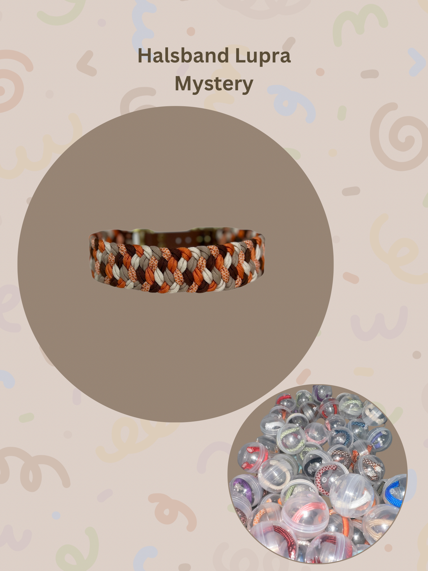 Mystery Halsband | Lupra | Paracord | Farben per Zufall