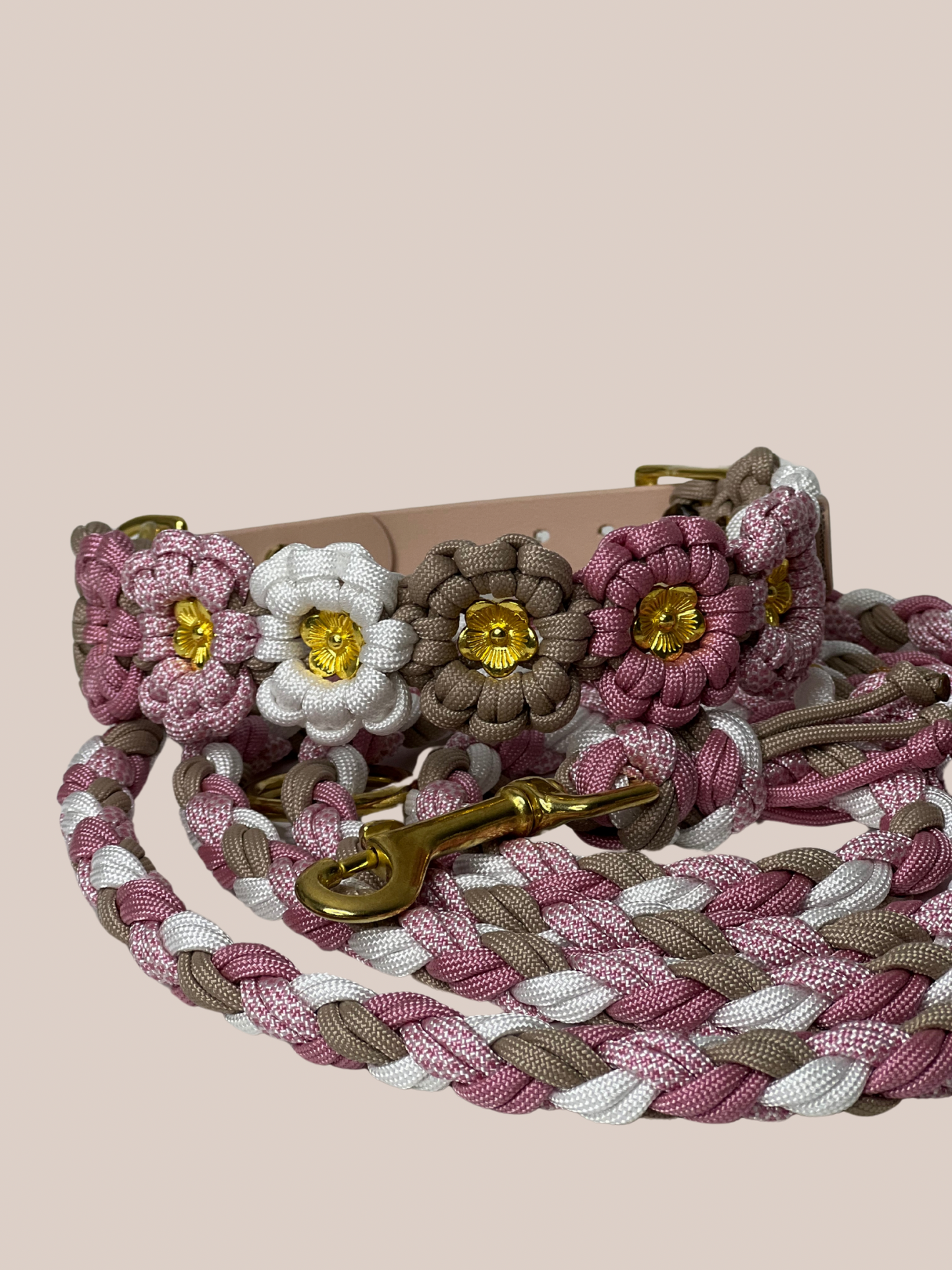 Individuell erstellbar | Halsband Flower | mittelgroße und große Hunde