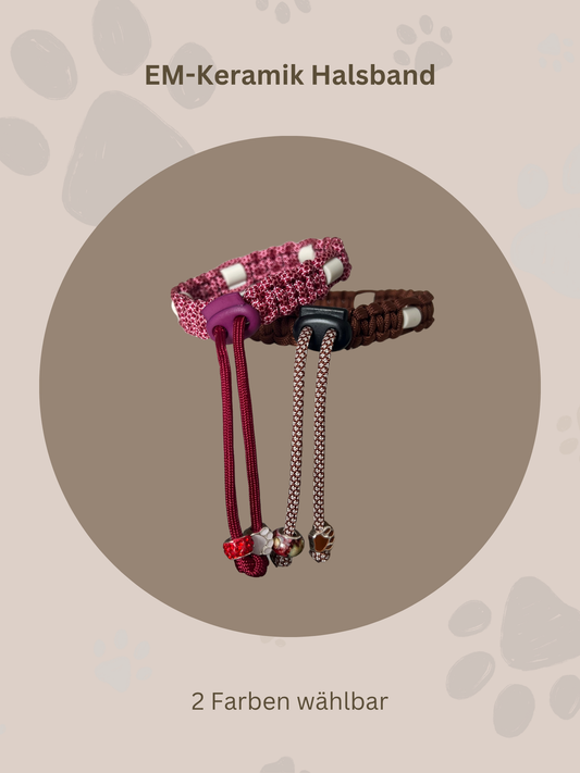 Individuell erstellbar | EM-Keramik Halsband | alle Hundegrößen