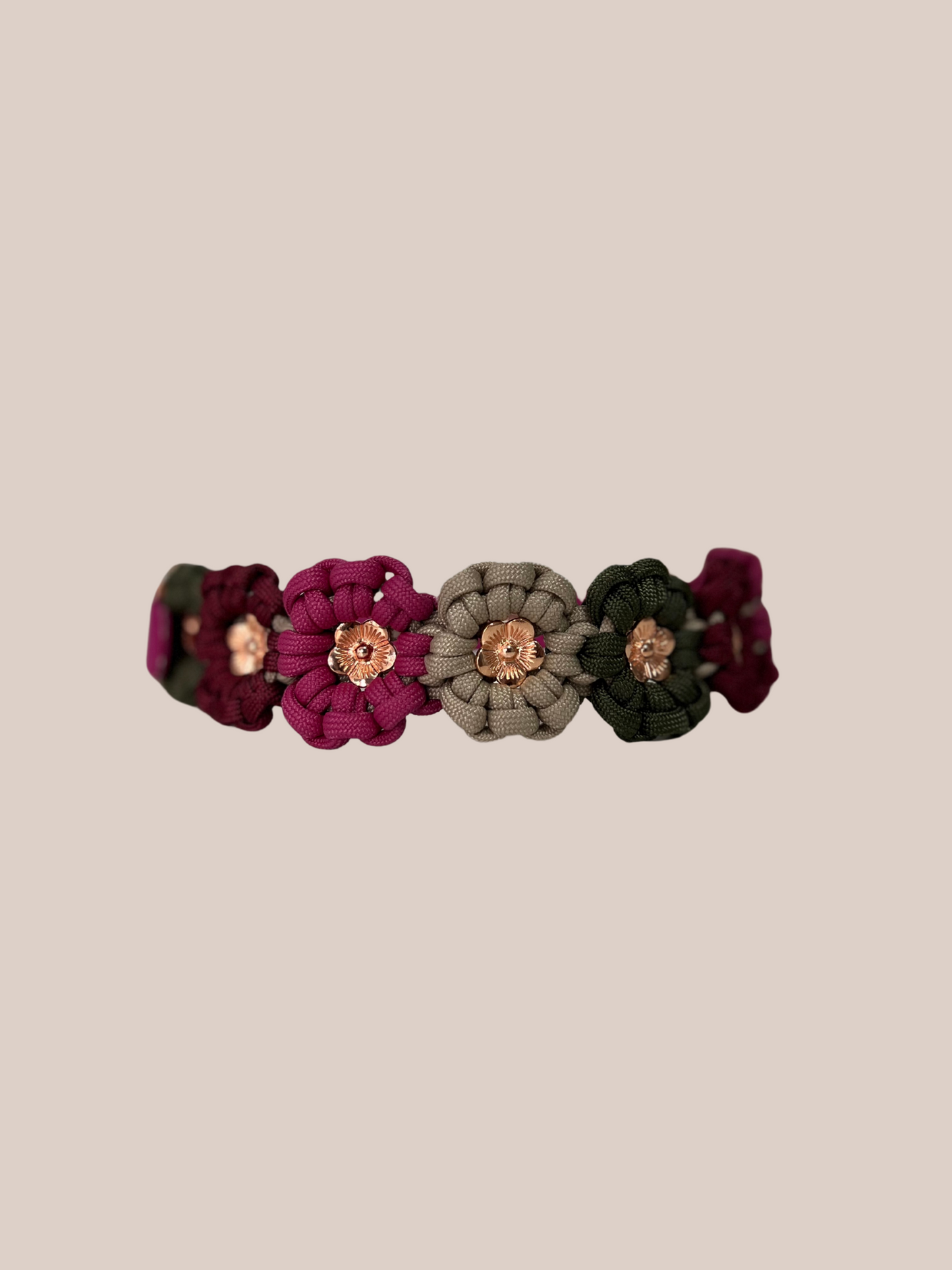 Individuell erstellbar | Halsband Flower | mittelgroße und große Hunde