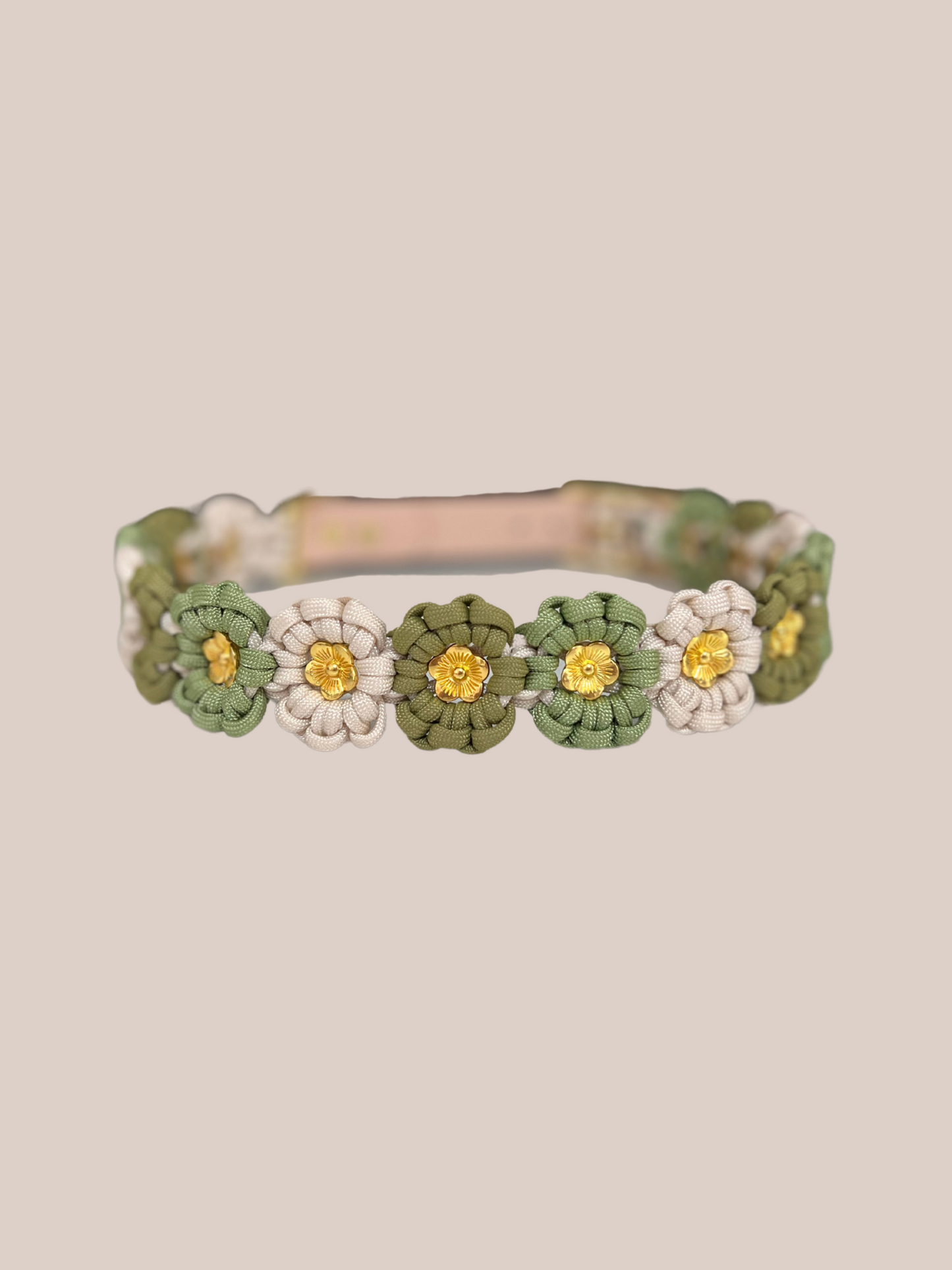 Individuell erstellbar | Halsband Flower | mittelgroße und große Hunde