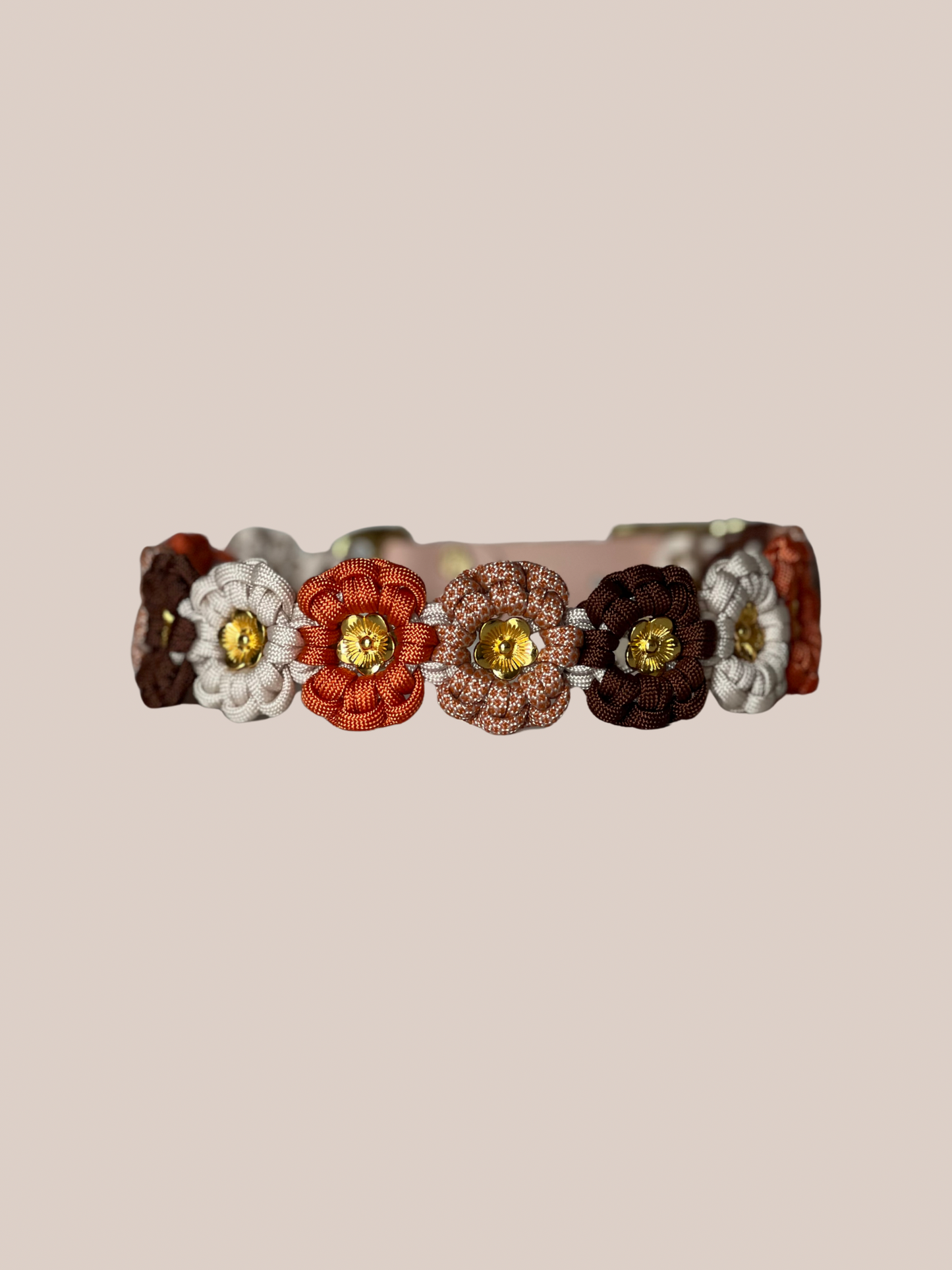 Individuell erstellbar | Halsband Flower | mittelgroße und große Hunde