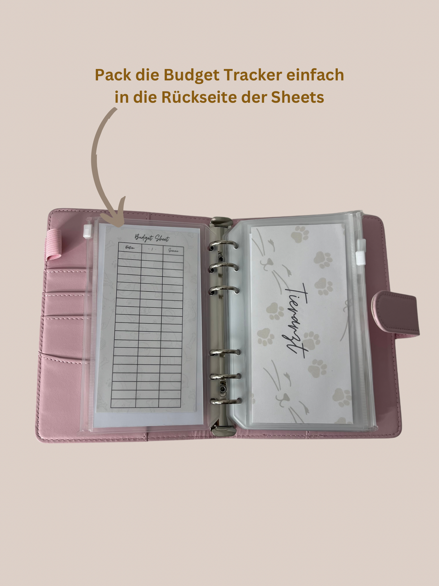 Budget-Tracker für Budgetbinder