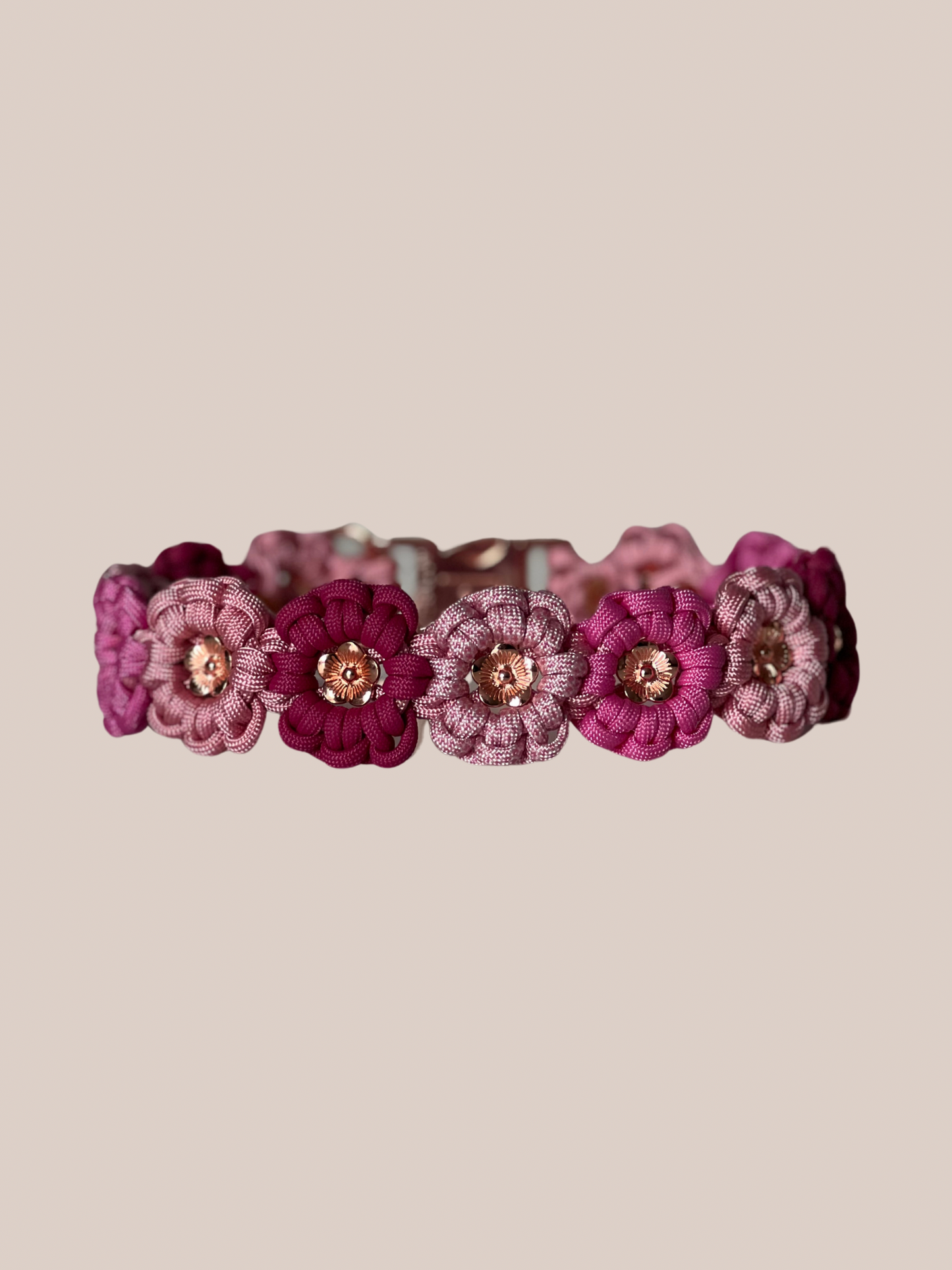 Individuell erstellbar | Halsband Flower | mittelgroße und große Hunde