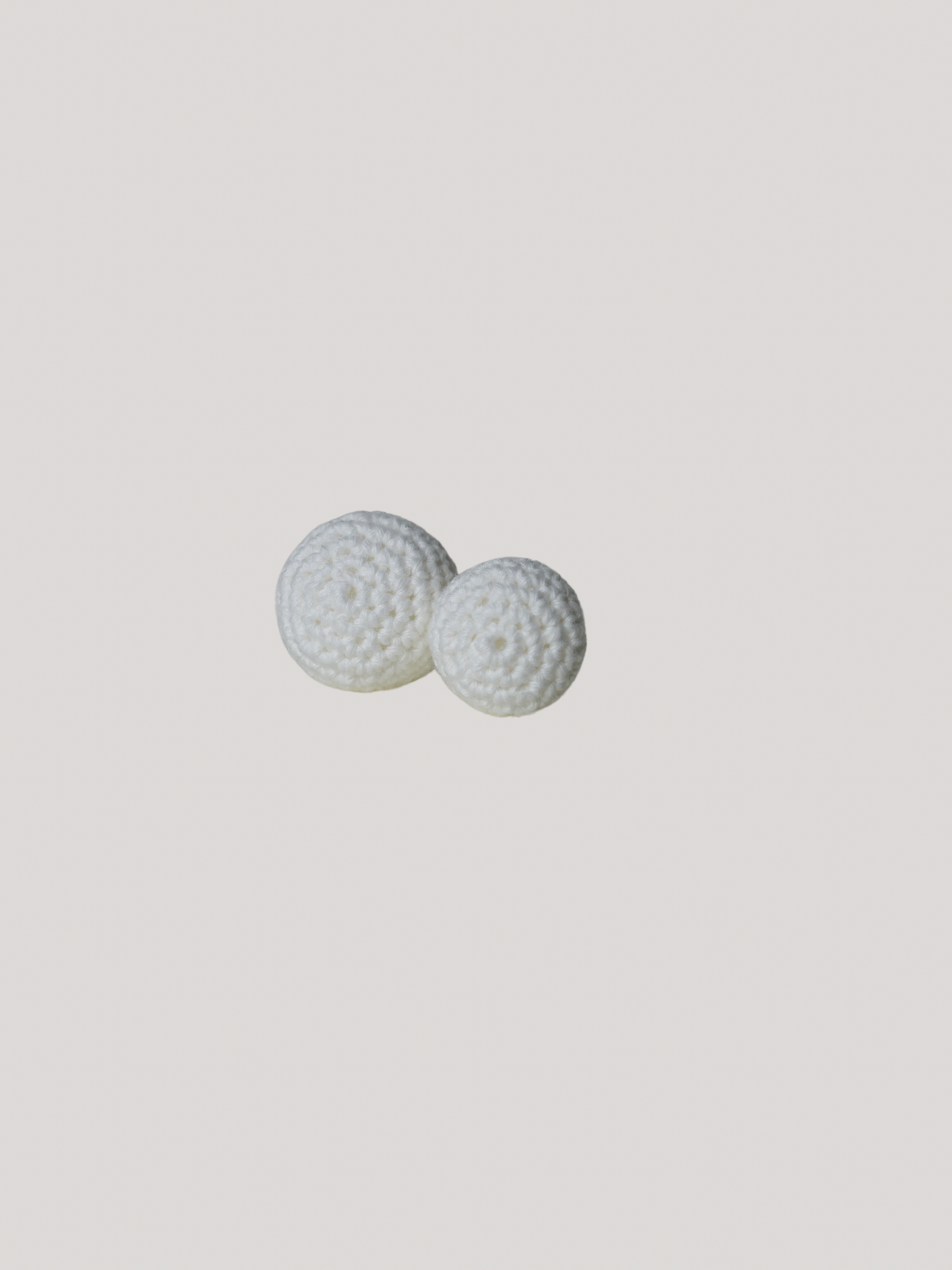 Set of 2 cat toys | crocheted balls