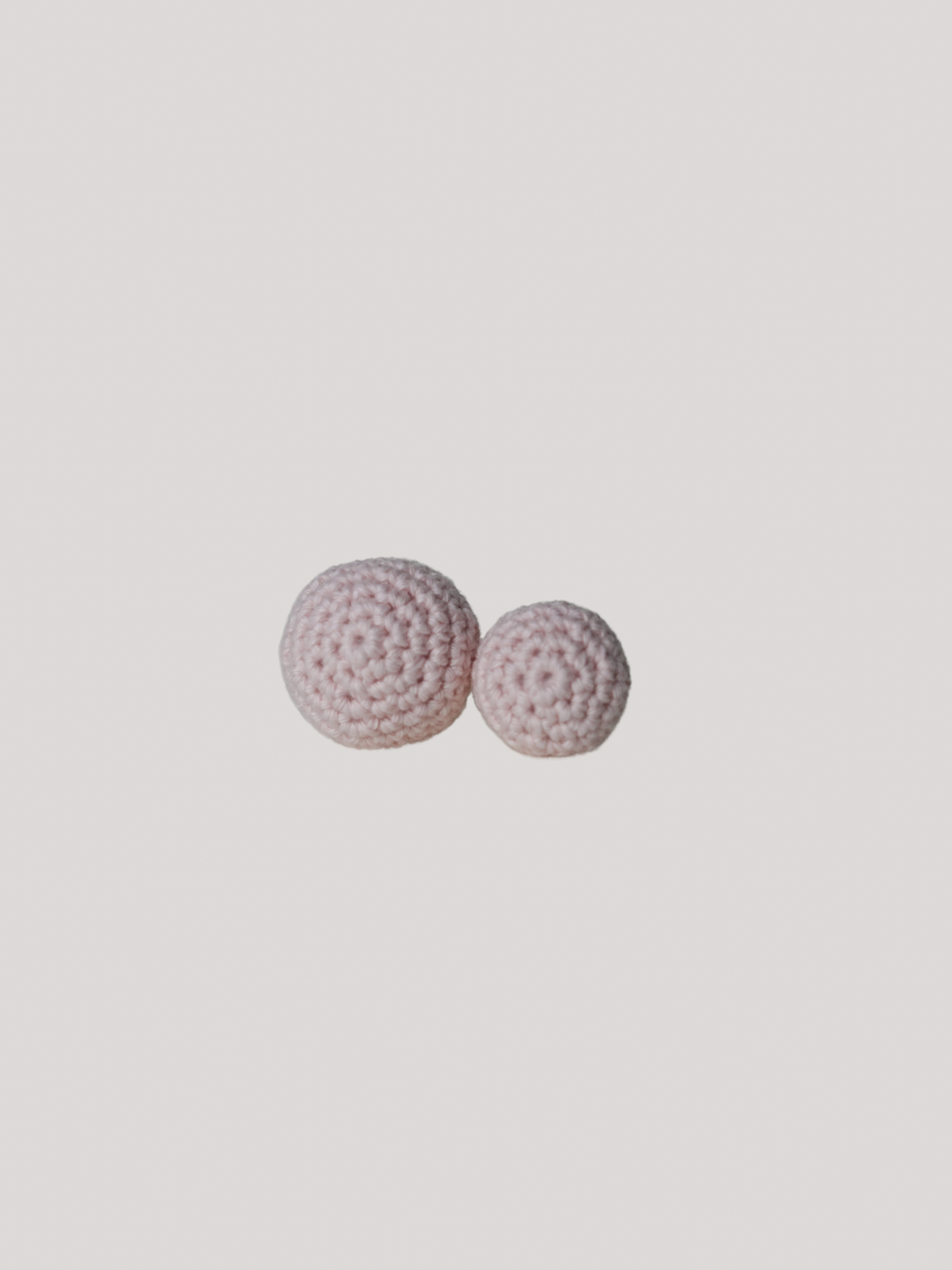 Set of 2 cat toys | crocheted balls