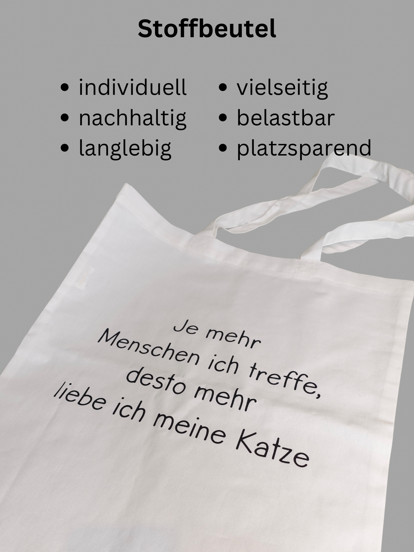 fabric bag | funny saying