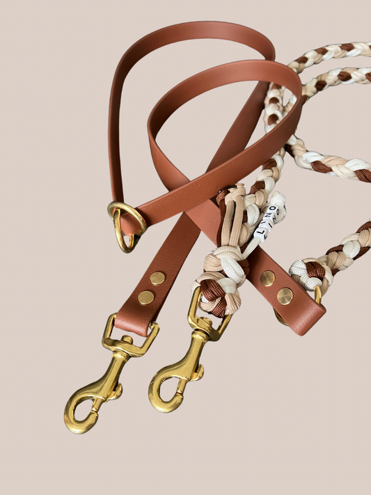 Customizable dog leash | Paracord x Biothane