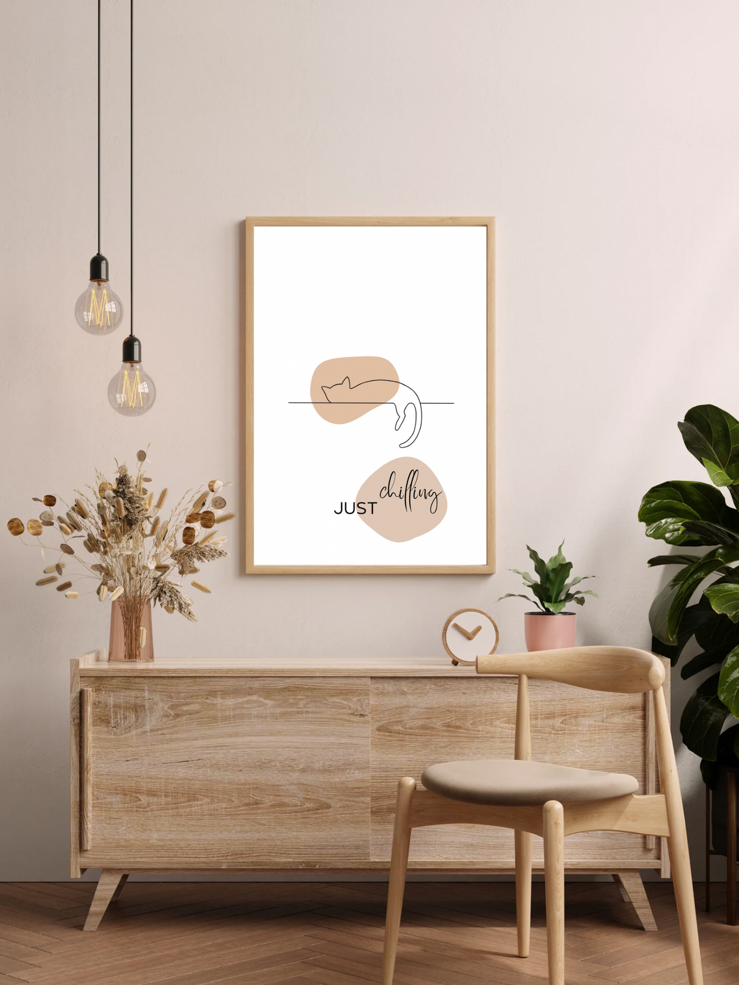 Cat poster | just chilling | Poster to print yourself