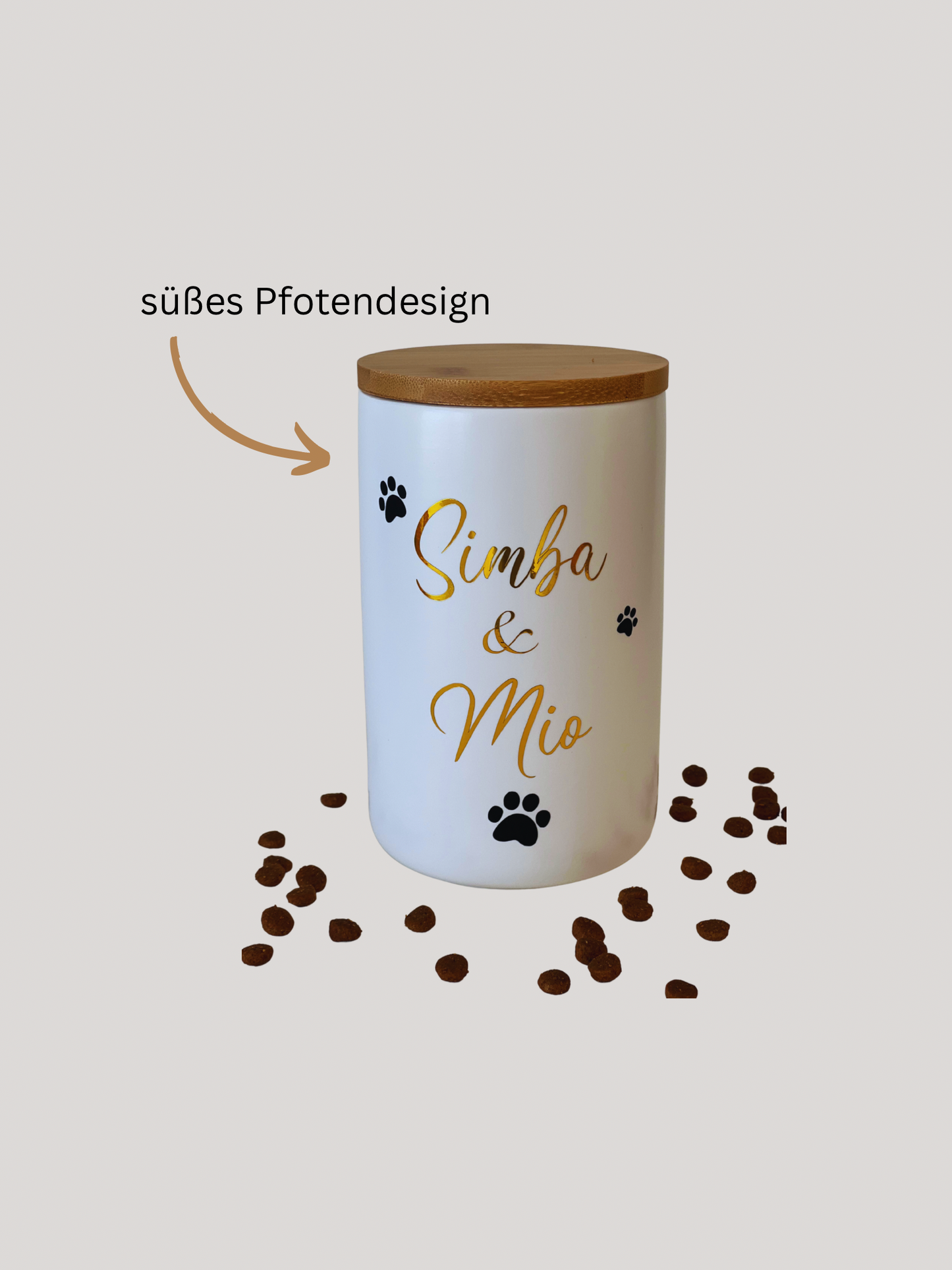 Treat tin | Cats and dogs 1000ml | personalized