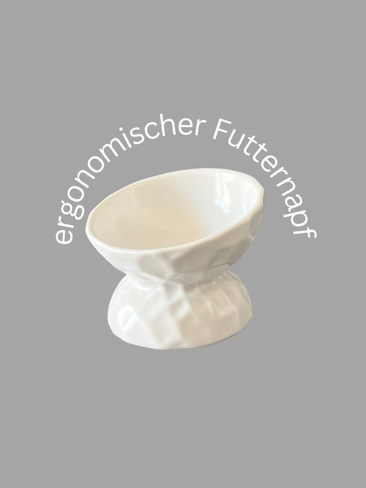 Ergonomic feeding bowl
