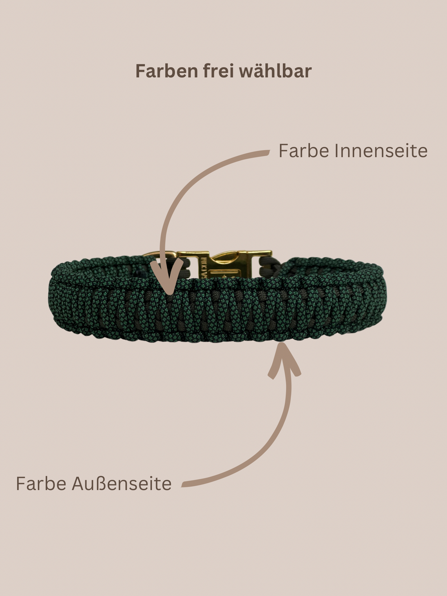 Customizable | King Cobra collar | Medium and large dogs