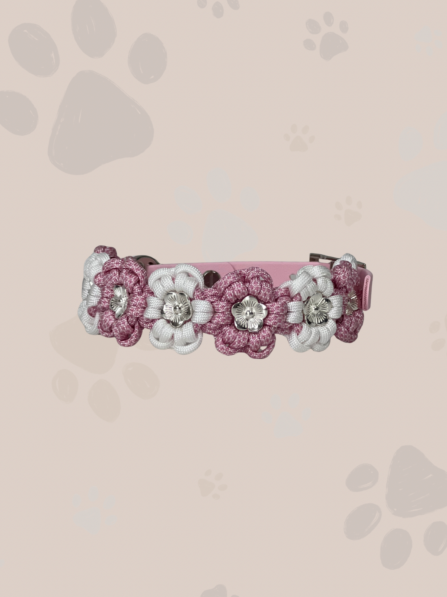 Individuell erstellbar | Halsband Flower für Minis | sehr kleine und kleine Hunde