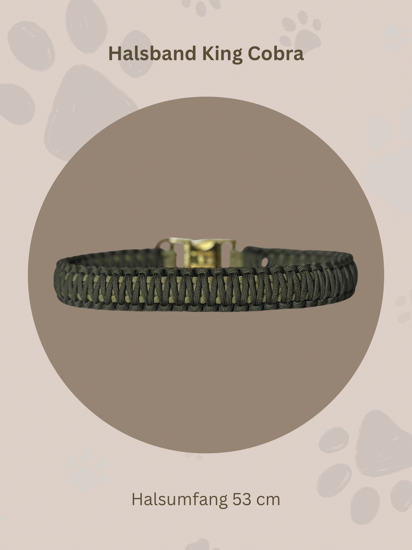 Sofortkauf | Halsband King Cobra | 53cm