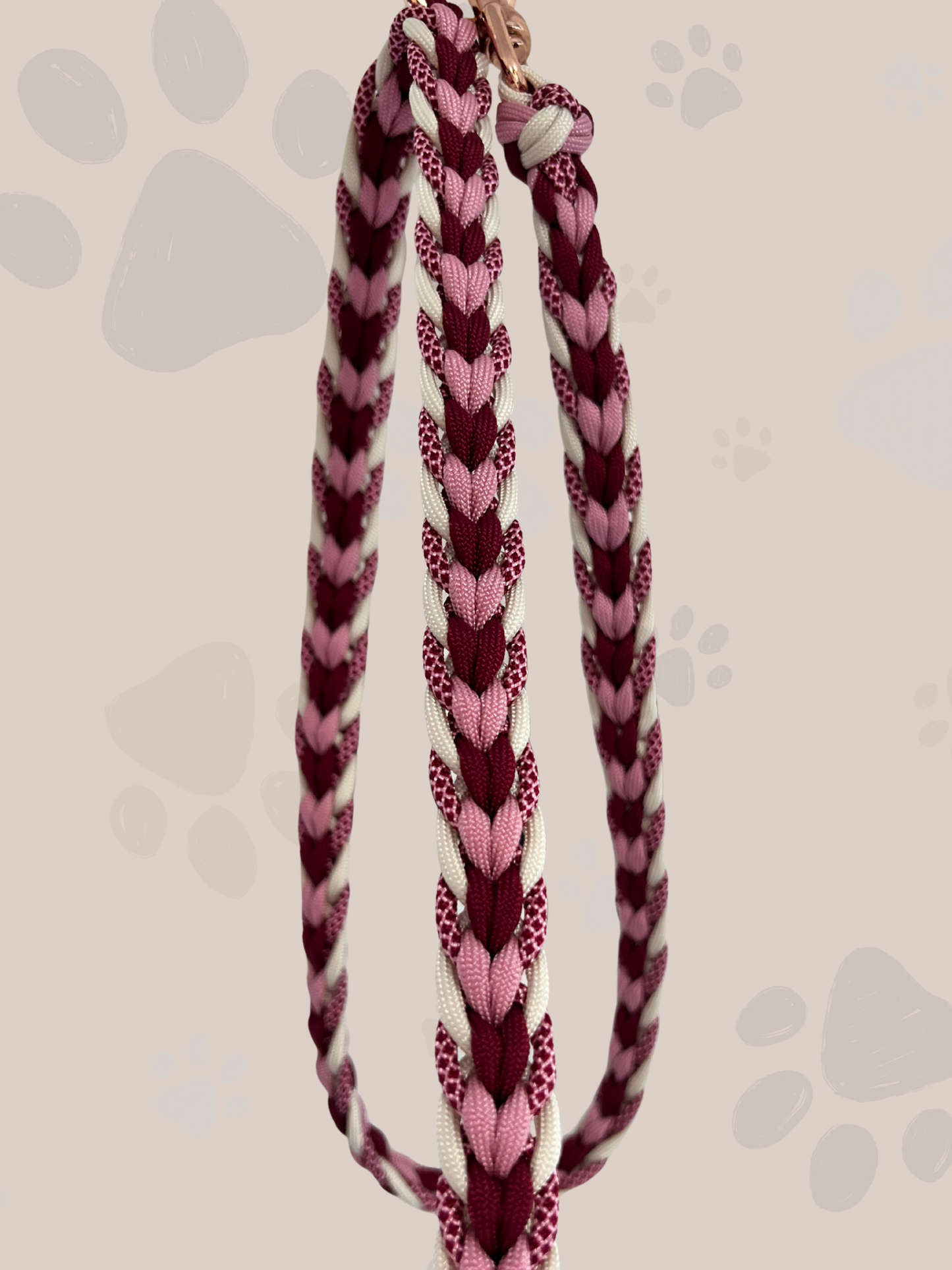 Individuell erstellbare Hundeleine | Herzchen | Paracord
