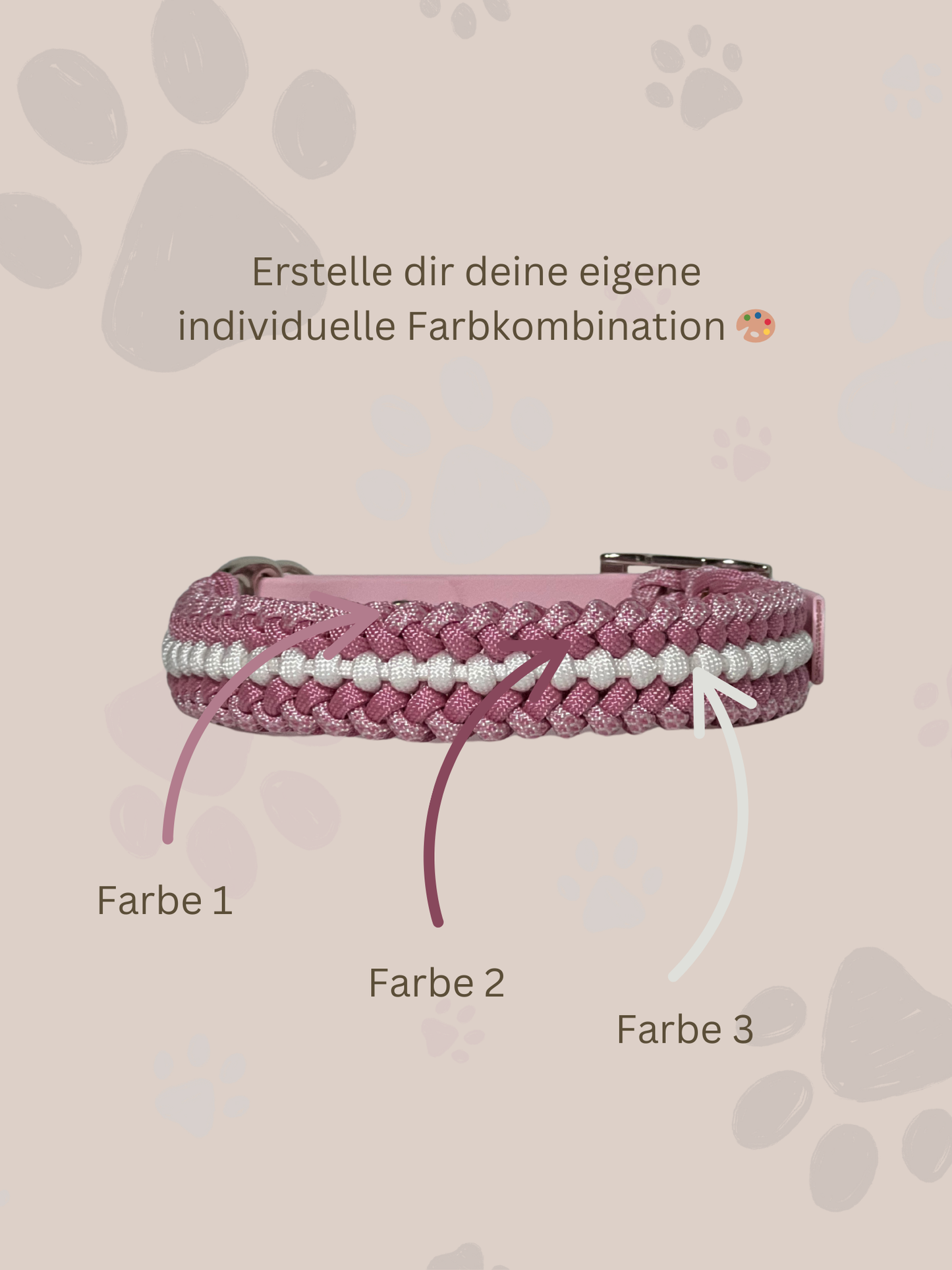 Individuell erstellbar | Halsband Pearl | kleine und mittelgroße Hunde