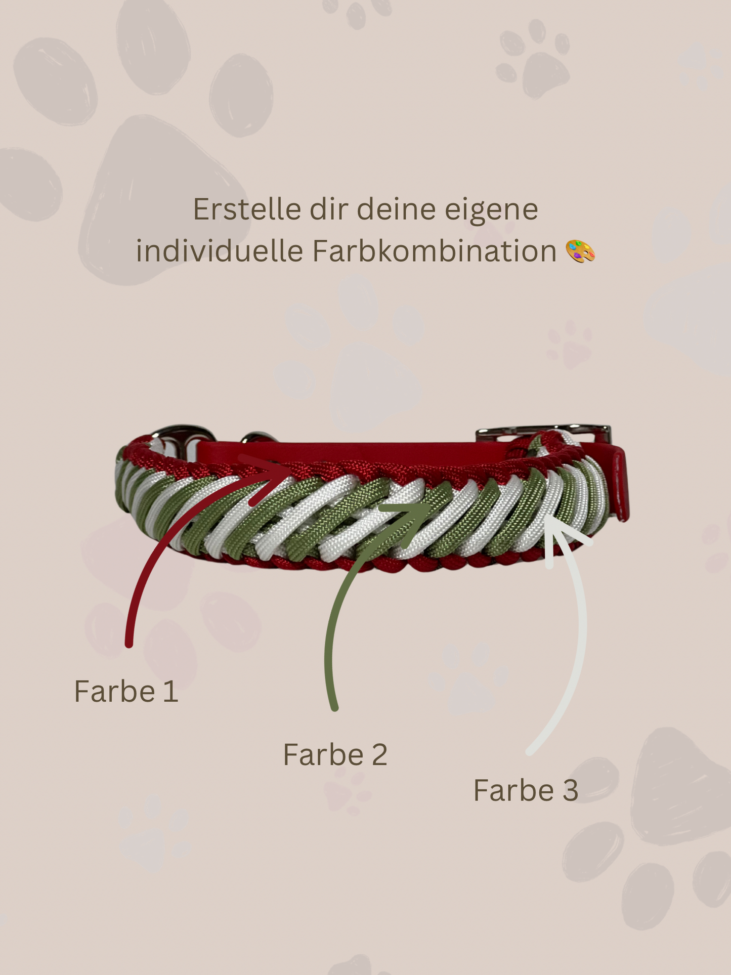 Individuell erstellbar | Halsband Loop | kleine und mittelgroße Hunde