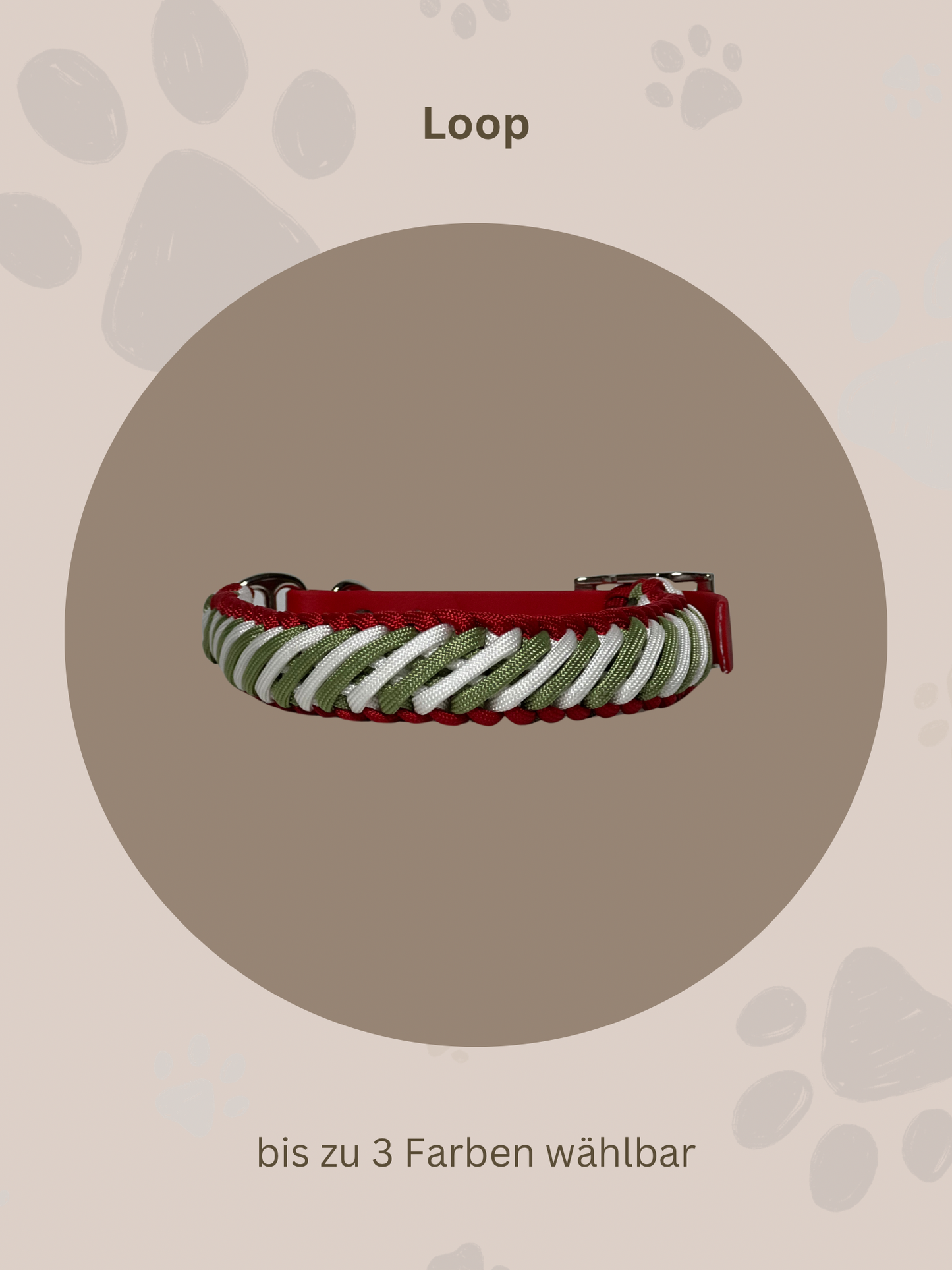 Individuell erstellbar | Halsband Loop | kleine und mittelgroße Hunde
