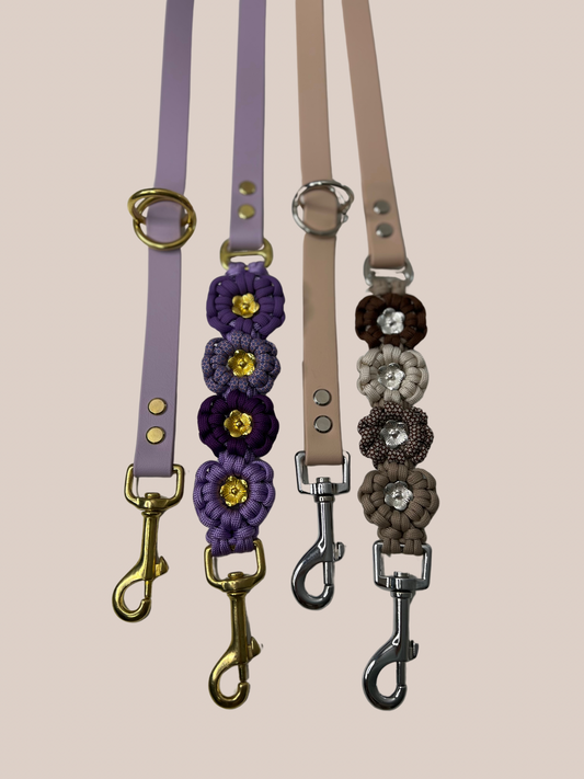 Dog leash Biothane x Blümchen | individually adjustable