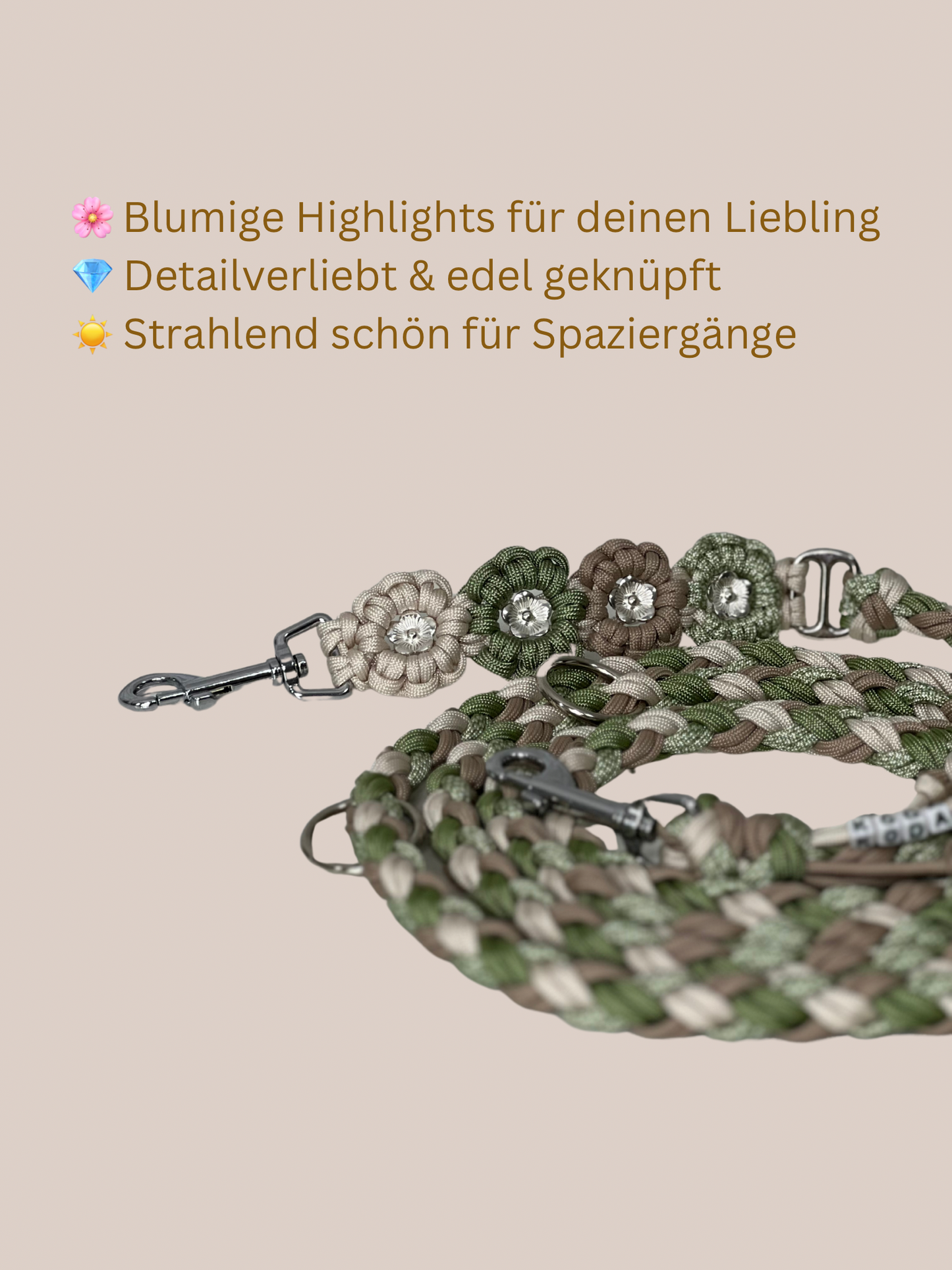 Customizable dog leash | Standard | Paracord