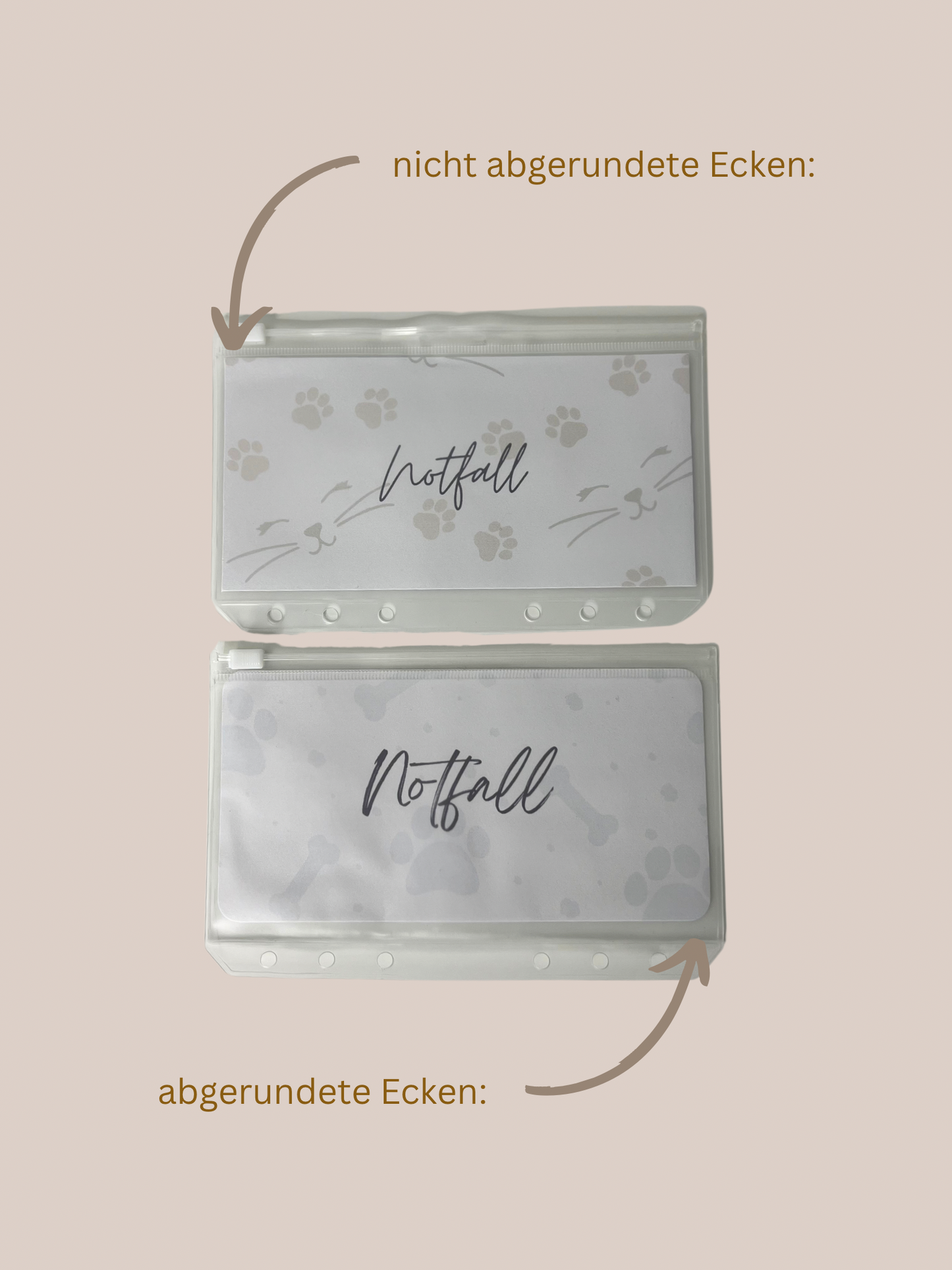 Inlays für Budgetbinder ohne Umschläge | Personalisiert