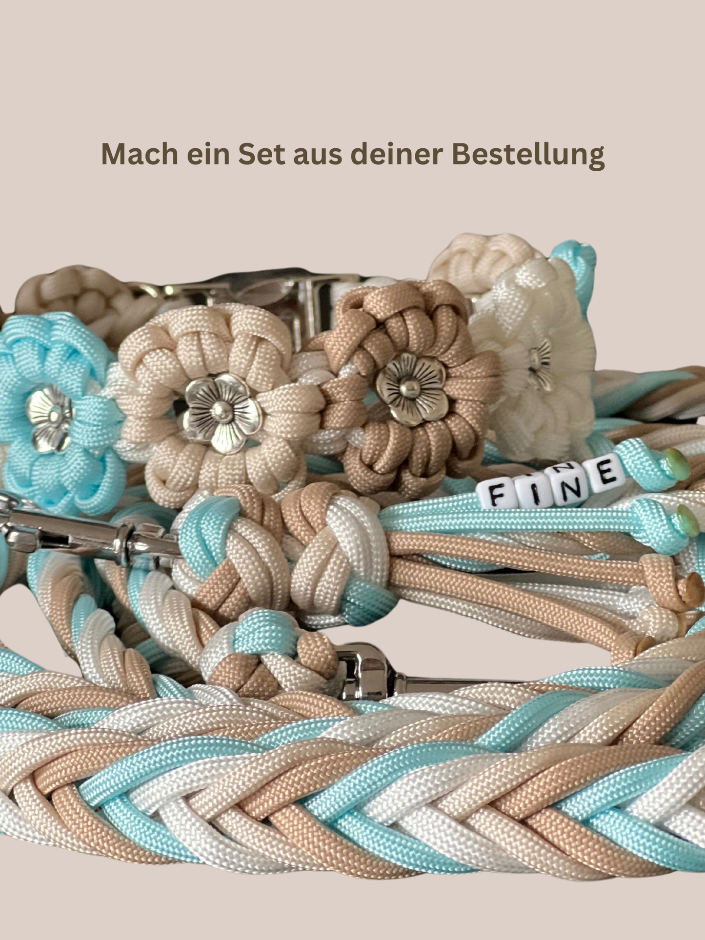 Customizable | Flower collar | medium and large dogs