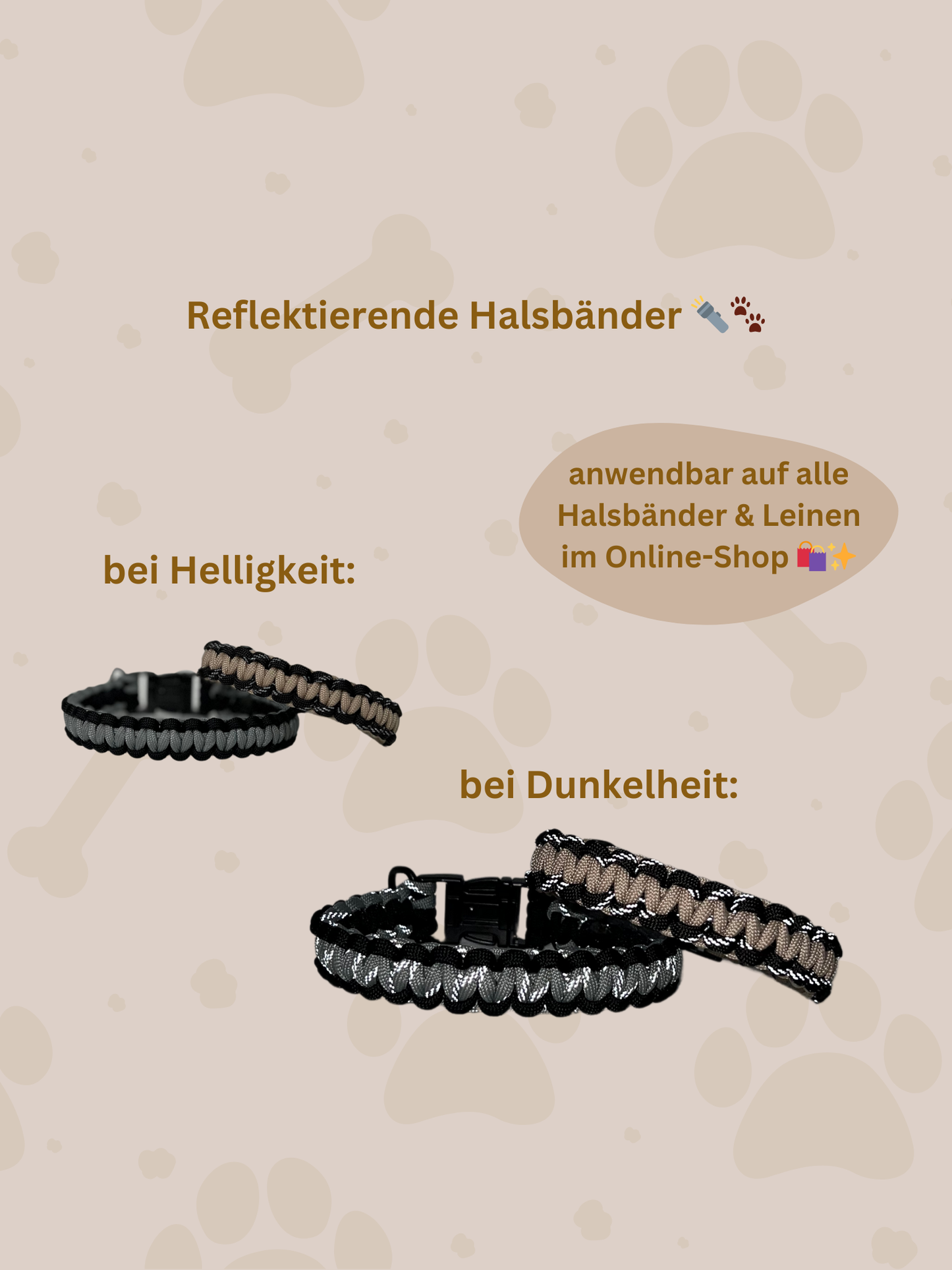 Customizable | Cobra collar | very small and small dogs