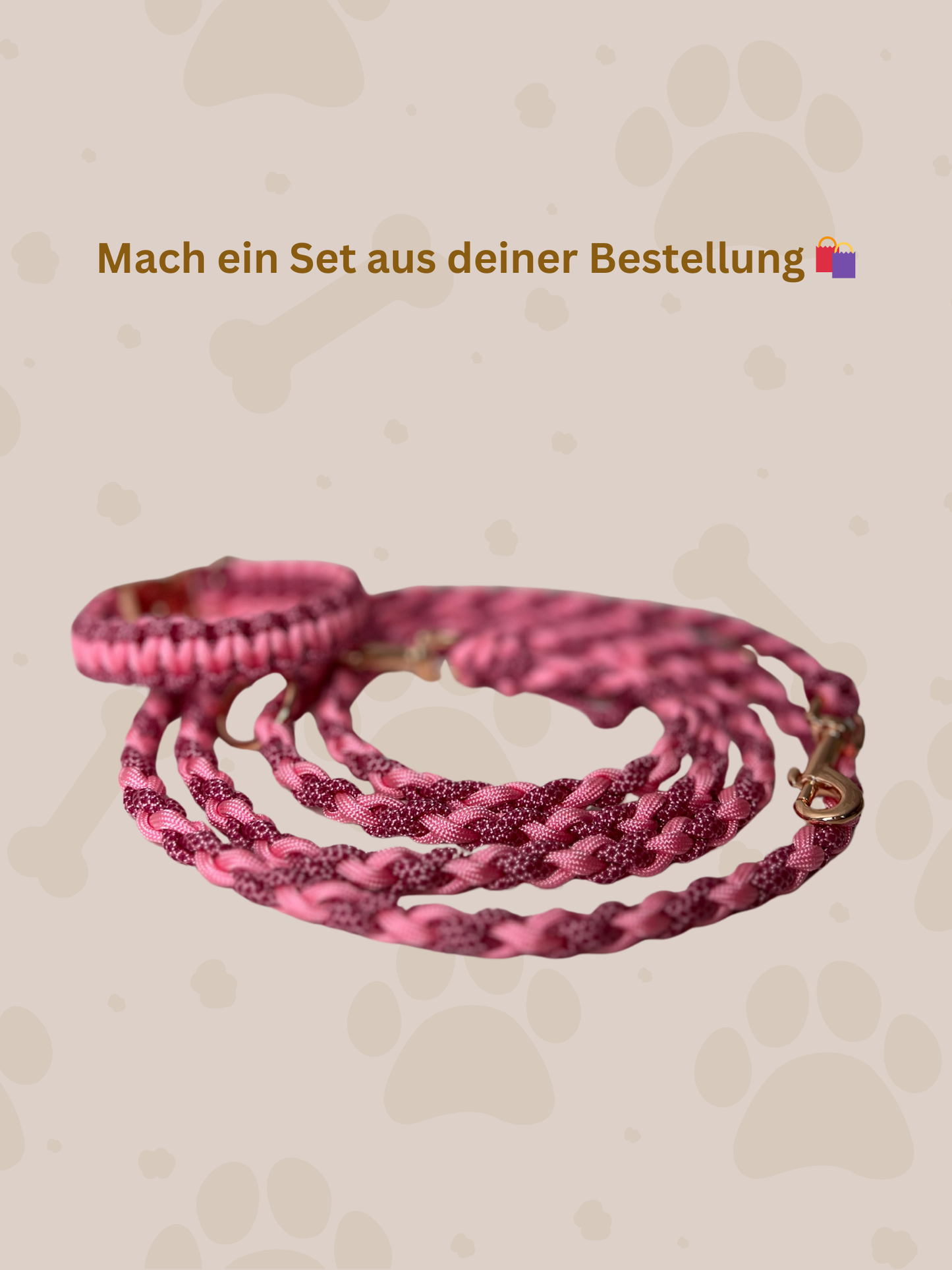 Customizable dog leash | Light leash | 2 colors available