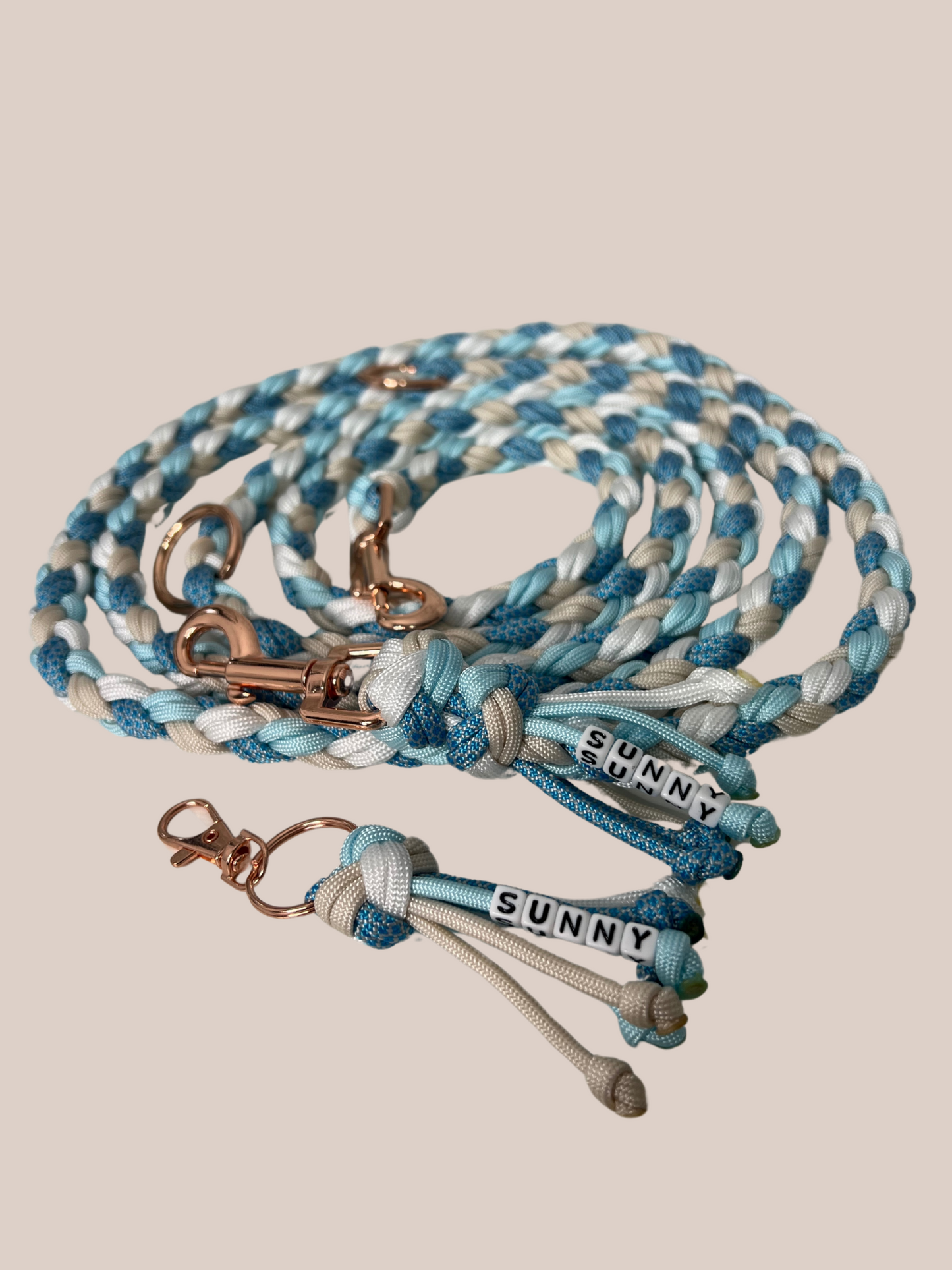 Set | Customizable dog leash + keychain | Paracord