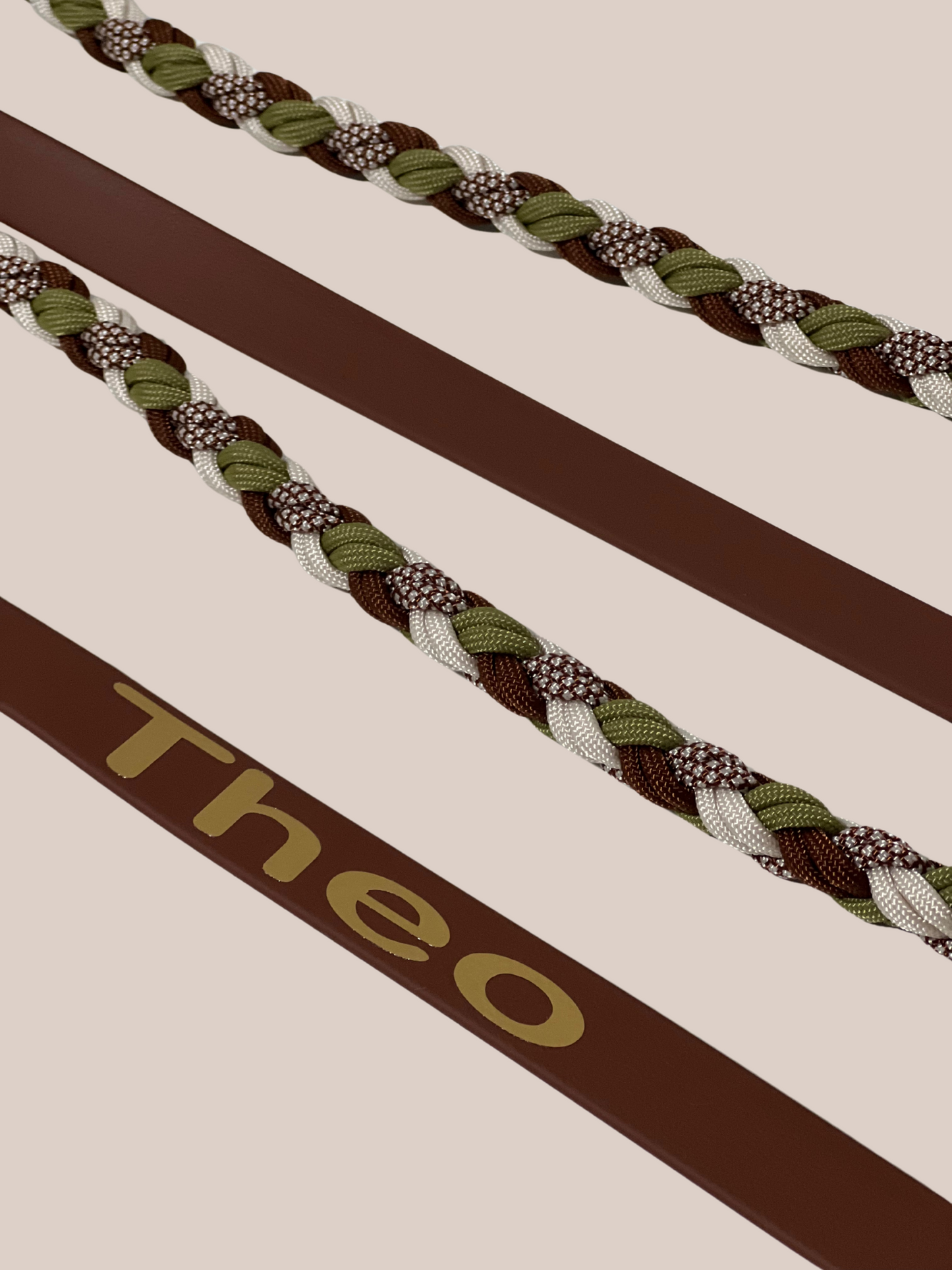 Customizable dog leash | Paracord x Biothane