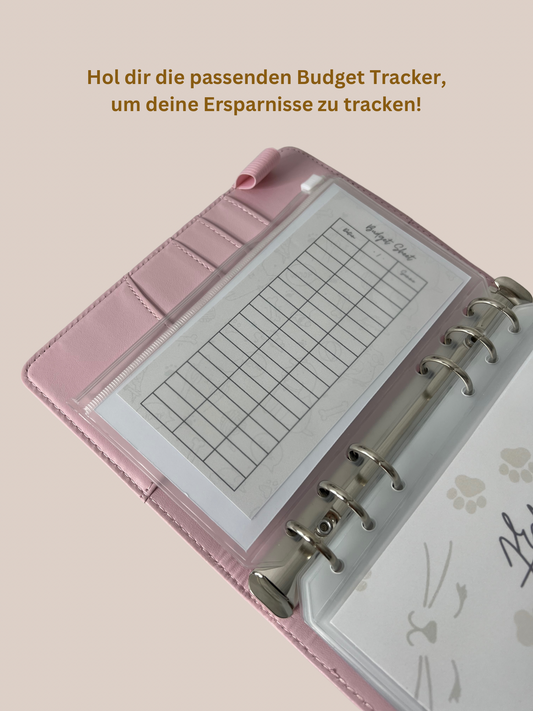 Budget tracker for budget binders